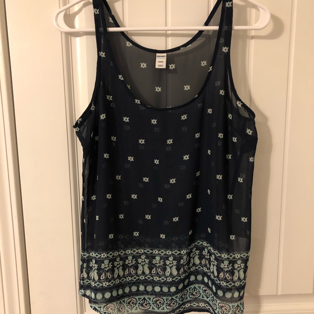 Mesh See Through Tank Top